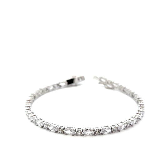 Sterling Silver Tennis Bracelet