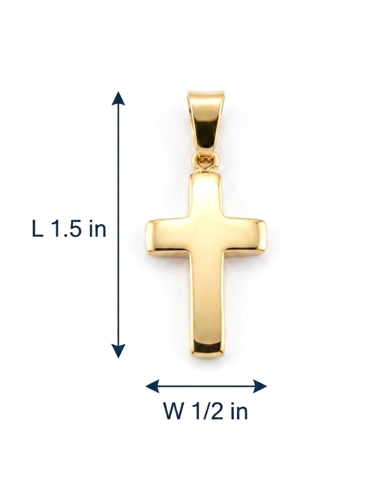 Stainless Steel Minimalist Cross Pendant