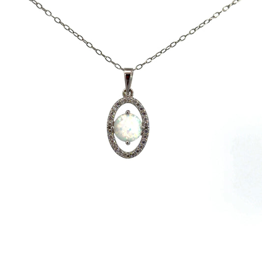 Elegant Opal Necklace