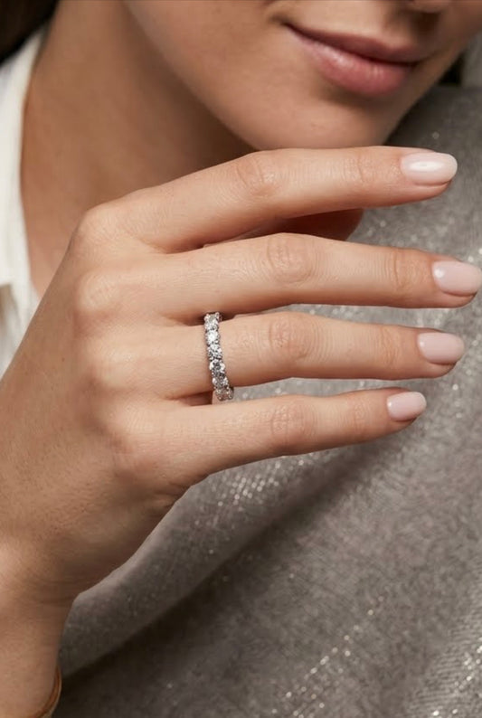 Sterling Silver Eternity Ring