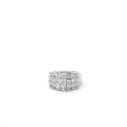 Sterling Silver Wide Band Ring