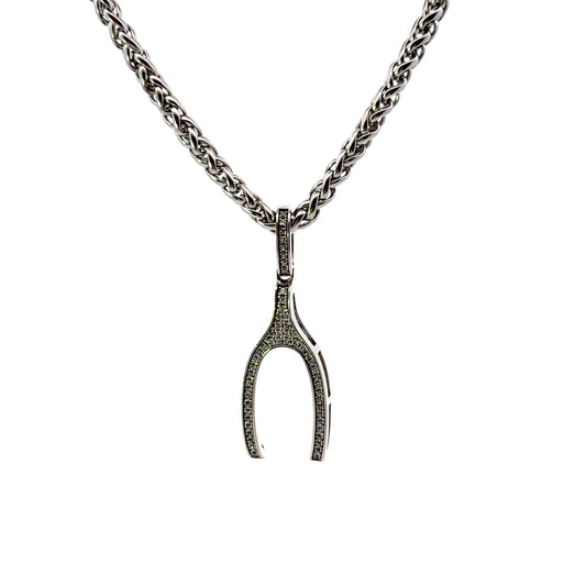 Sterling Silver Wishbone Pendant
