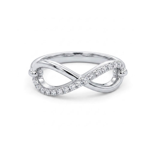 Sterling Silver Infinity Design Ring
