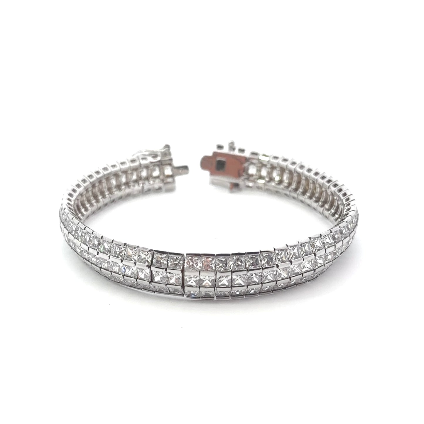 Sterling Silver Cubic Zirconia Tennis Bracelet