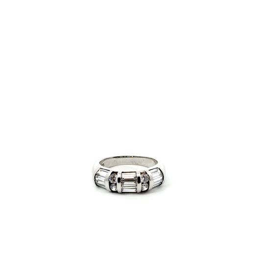 Sterling Silver Cubic Zirconia Ring