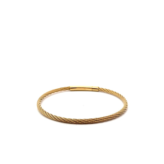 Stainless Steel Cable Bangle
