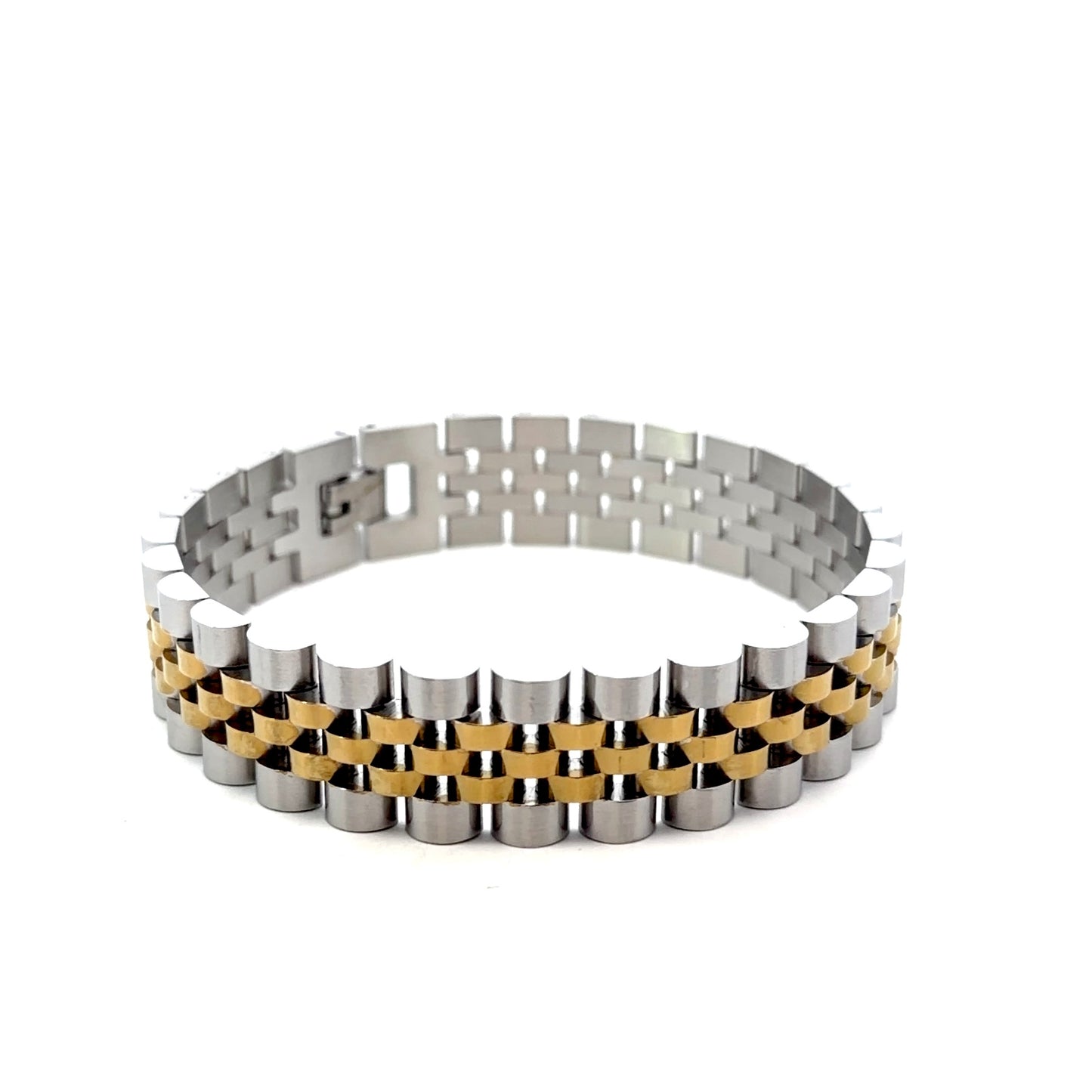 Stainless Steel Two Tone Bracelet