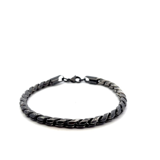 Stainless Steel Rustic Men’s Bracelet