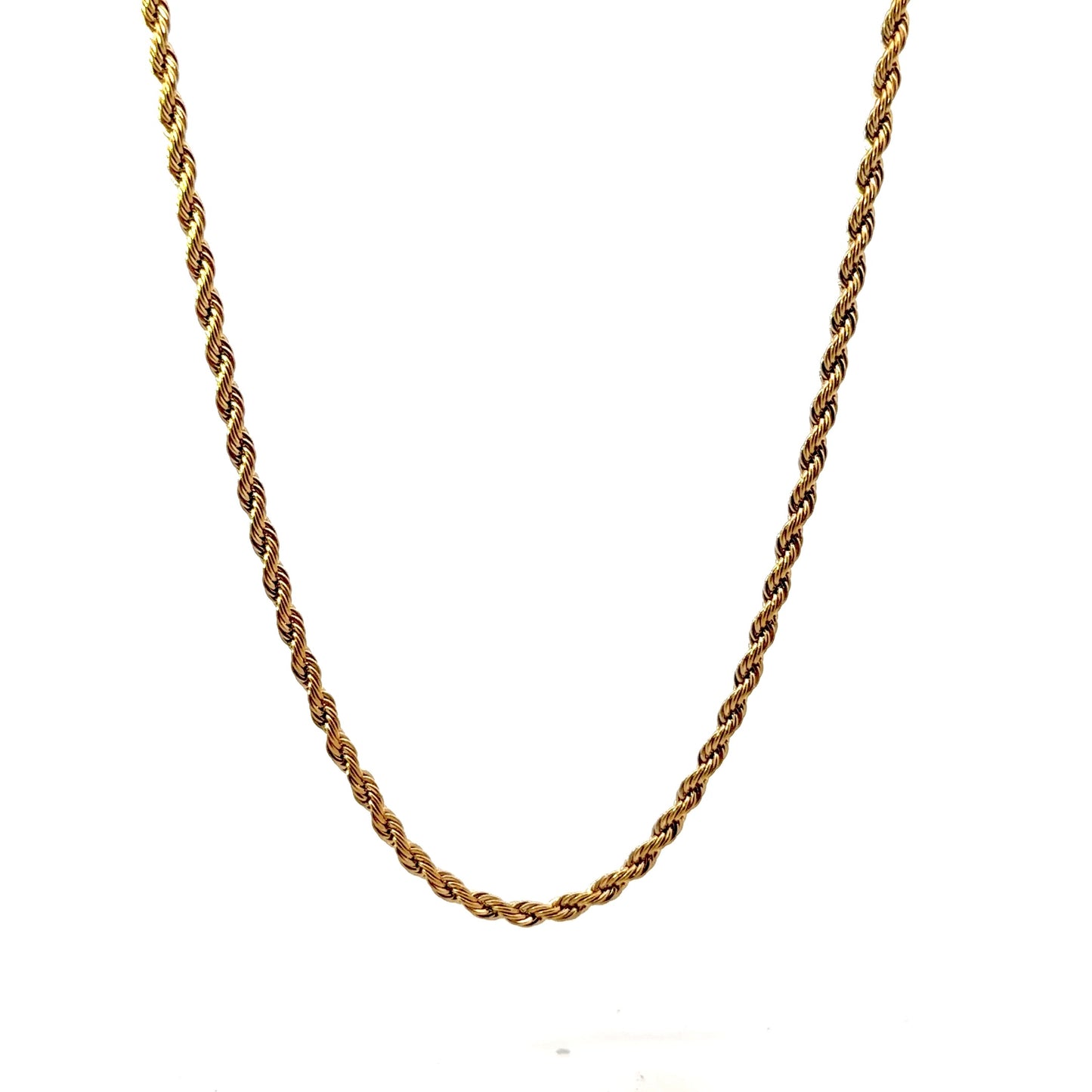 Stainless Steel Gold Rope Chain 3MM