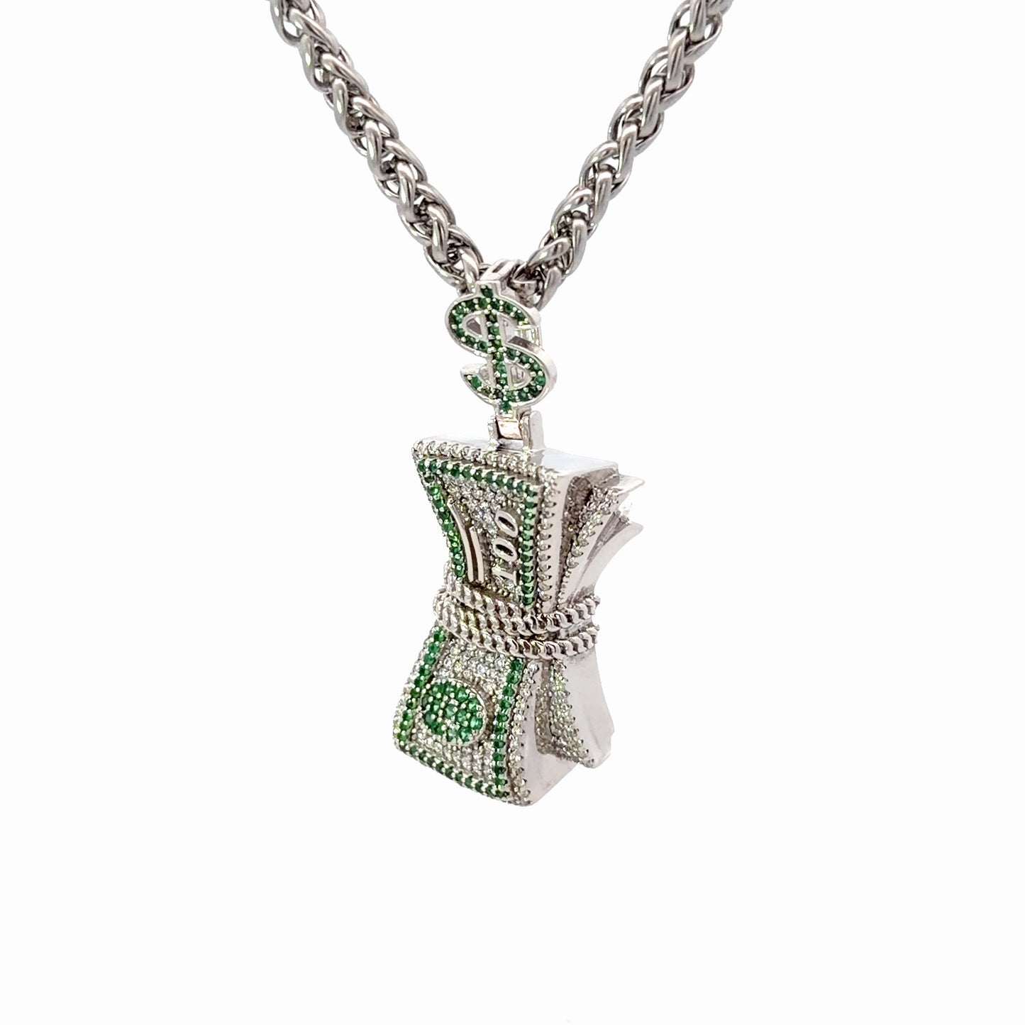 Stainless Steel Cash Pendant