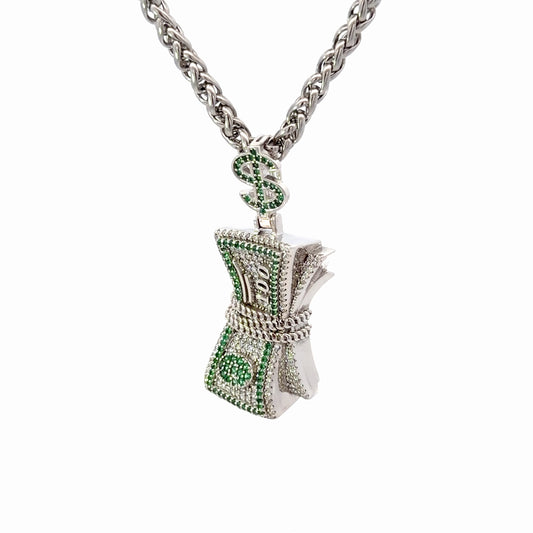 Stainless Steel Cash Pendant