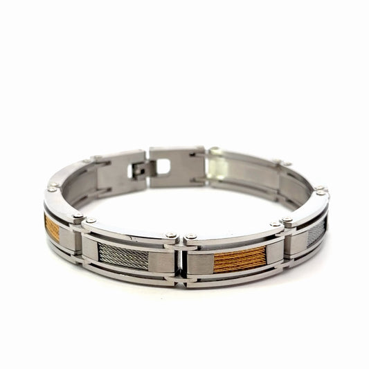 Men’s Stainless Steel Cable Bracelet