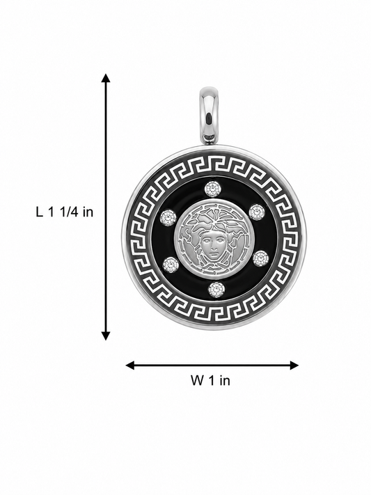 Stainless Steel Medallion Pendant