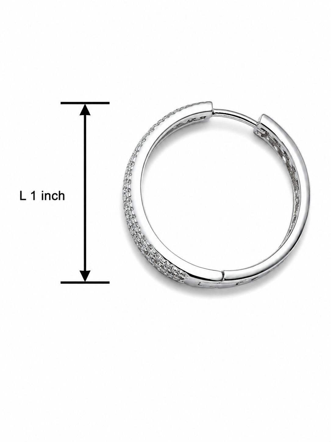 Baguette Hoop Earrings