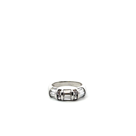 Sterling Silver Cubic Zirconia Ring