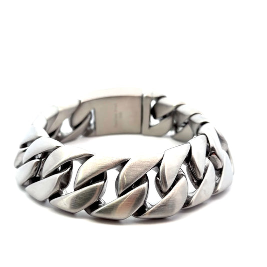 Stainless Steel Heavy Link Bracelet 20 MM