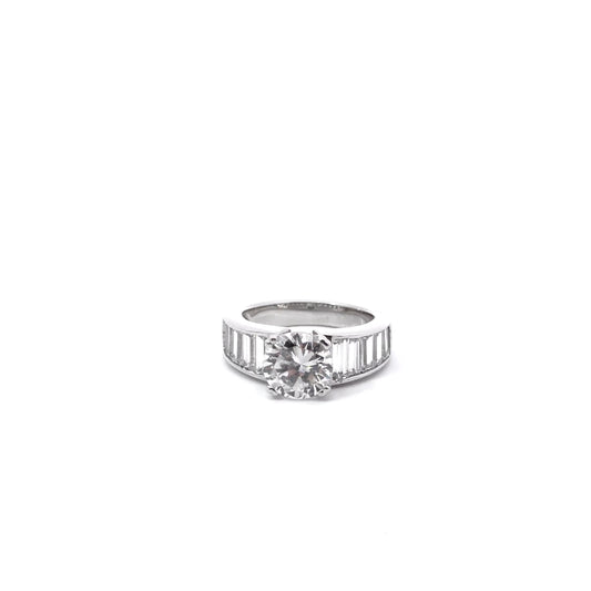 Sterling Silver Cubic Zirconia Ring