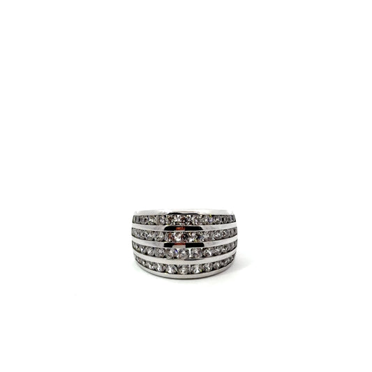 Sterling Silver Cubic Zirconia Ring