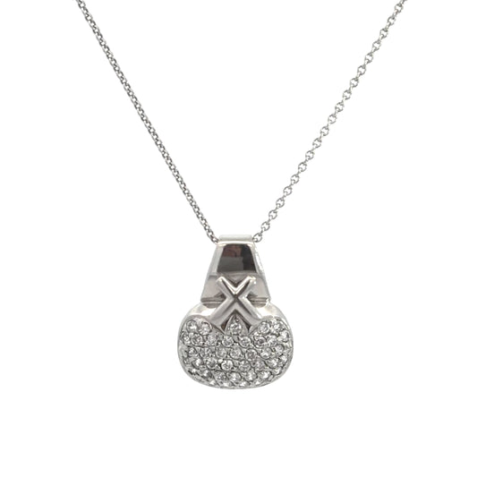 Sterling Silver Cubic Zirconia Necklace