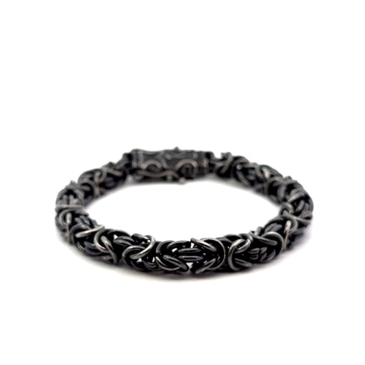 Stainless Steel Bracelet with Anchor Lock