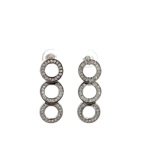 Elegant Triple Drop Earrings