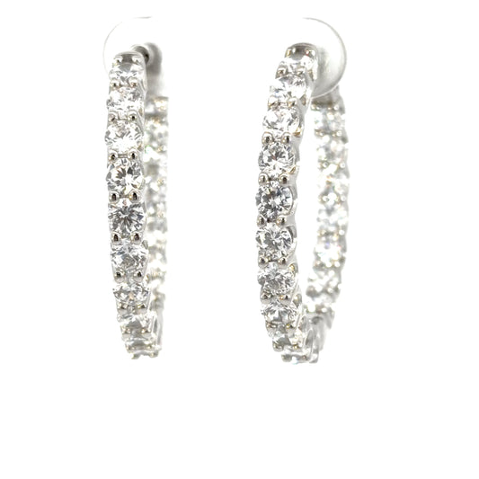 Radiant Hoop Earrings