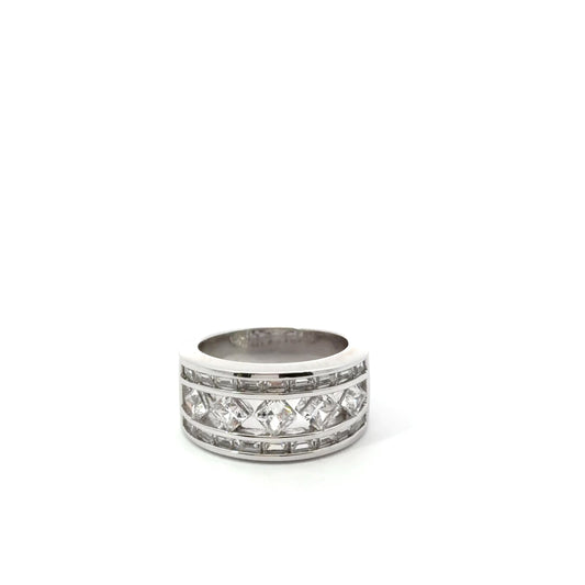 Sterling Silver Cubic Zirconia Ring