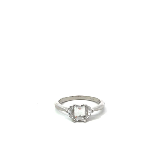 Sterling Silver Cushion Cut Ring