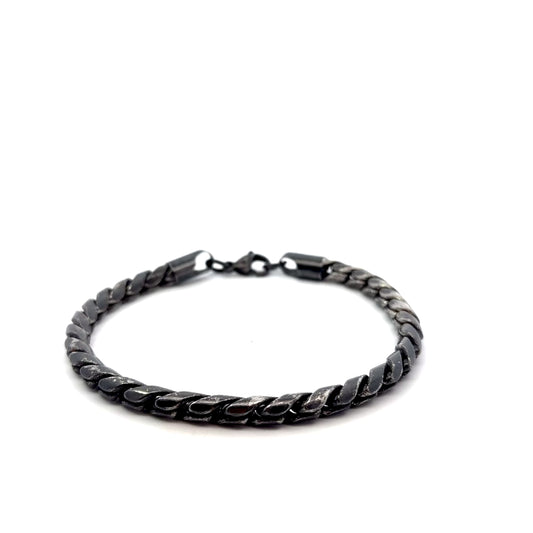 Stainless Steel Rustic Men’s Bracelet