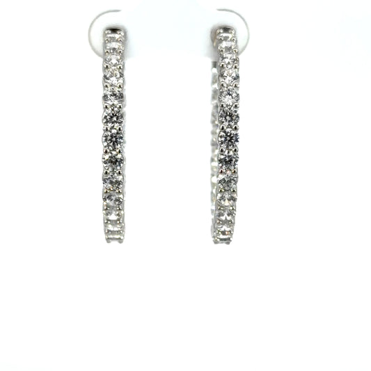 Radiant Hoop Earrings