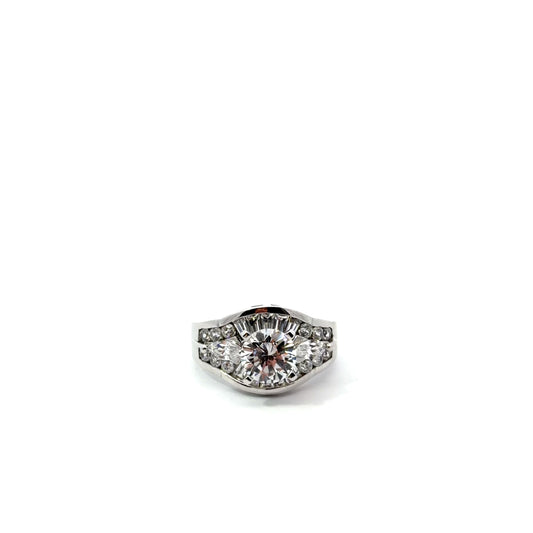 Sterling Silver Cubic Zirconia Ring