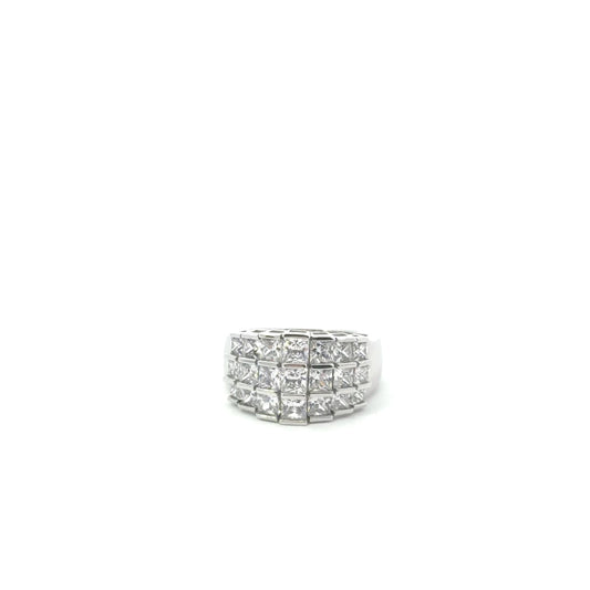 Sterling Silver Wide Band Ring