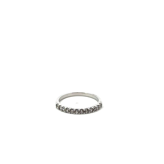 Sterling Silver Half Eternity Ring