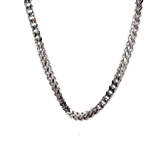 Stainless Steel Franco Link Chain Necklace