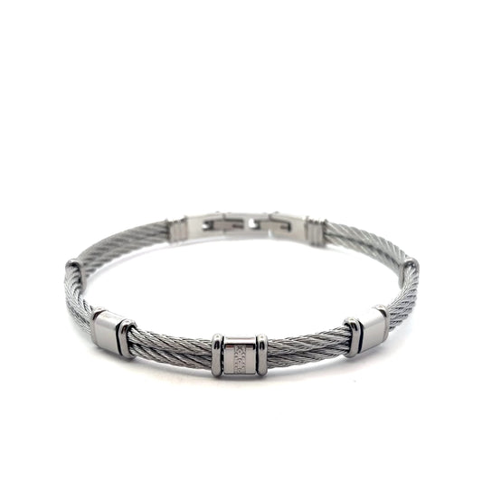 Stainless Steel Cable Bracelet