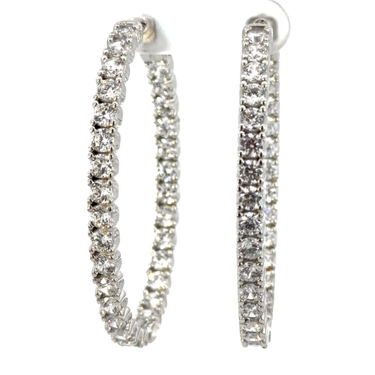 Radiant Hoop Earrings
