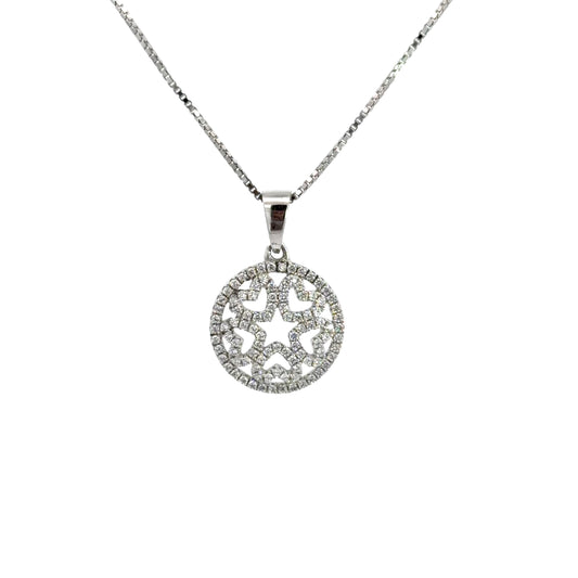 Open Heart Pendant Necklace