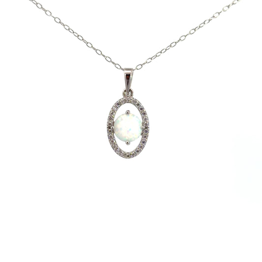 Elegant Opal Necklace