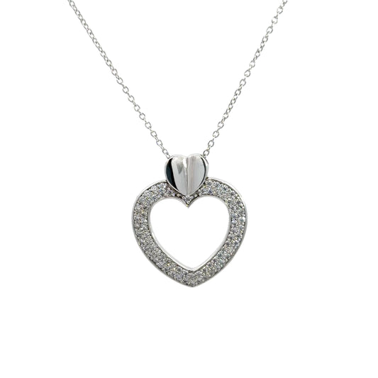 Hollow Heart Shaped Necklace