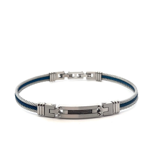 Stainless Steel Adjustable Cable Bracelet